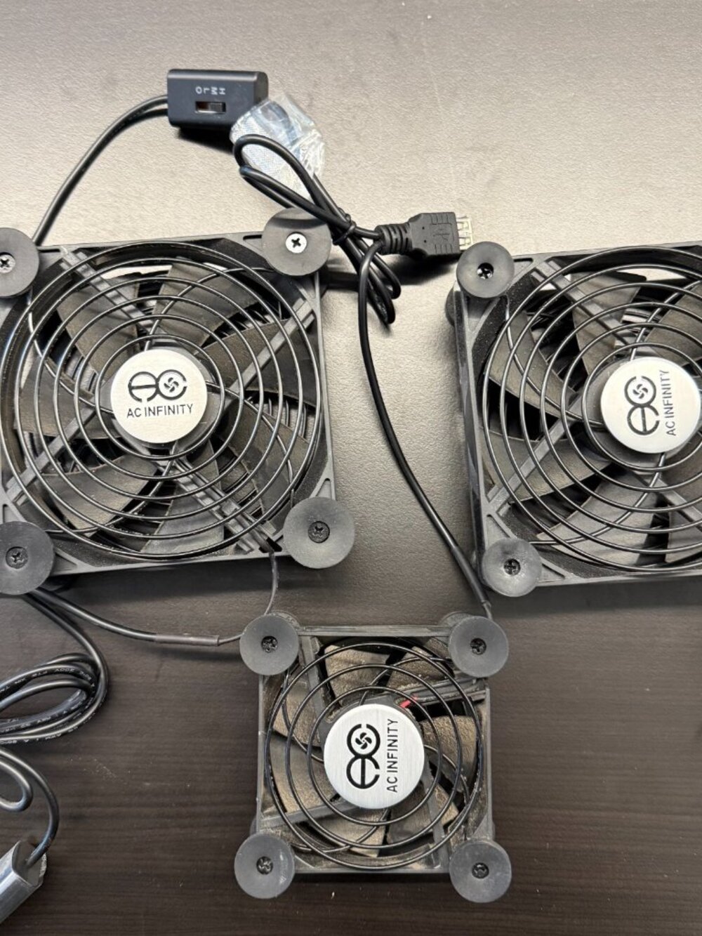 AC Infinity Cooling Fans (3 ) Multifans USB Connection